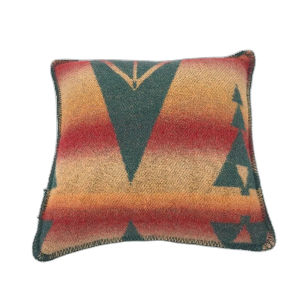 POLO RALPH LAUREN 100% Wool Down Throw Pillow Southwestern Aztec Boho Americana